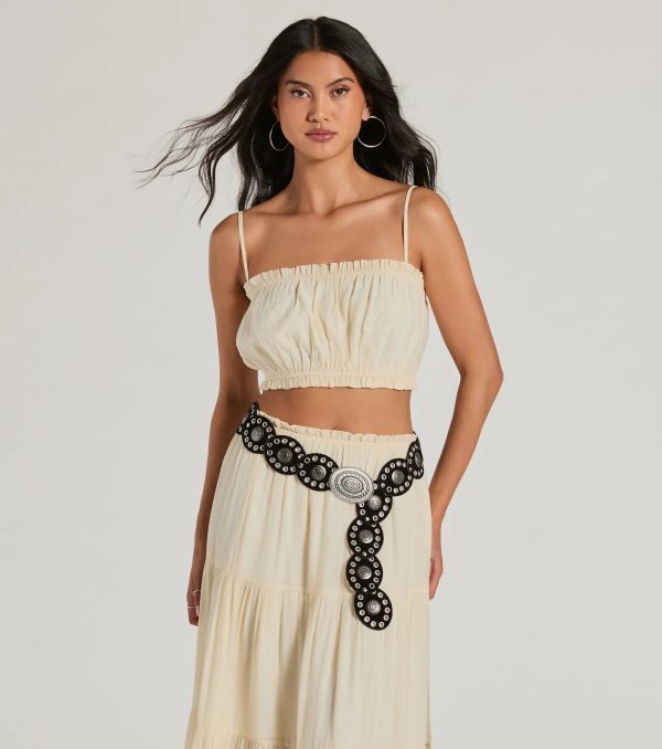 Top Prize Oval Medallion Concho Belt - Image 2