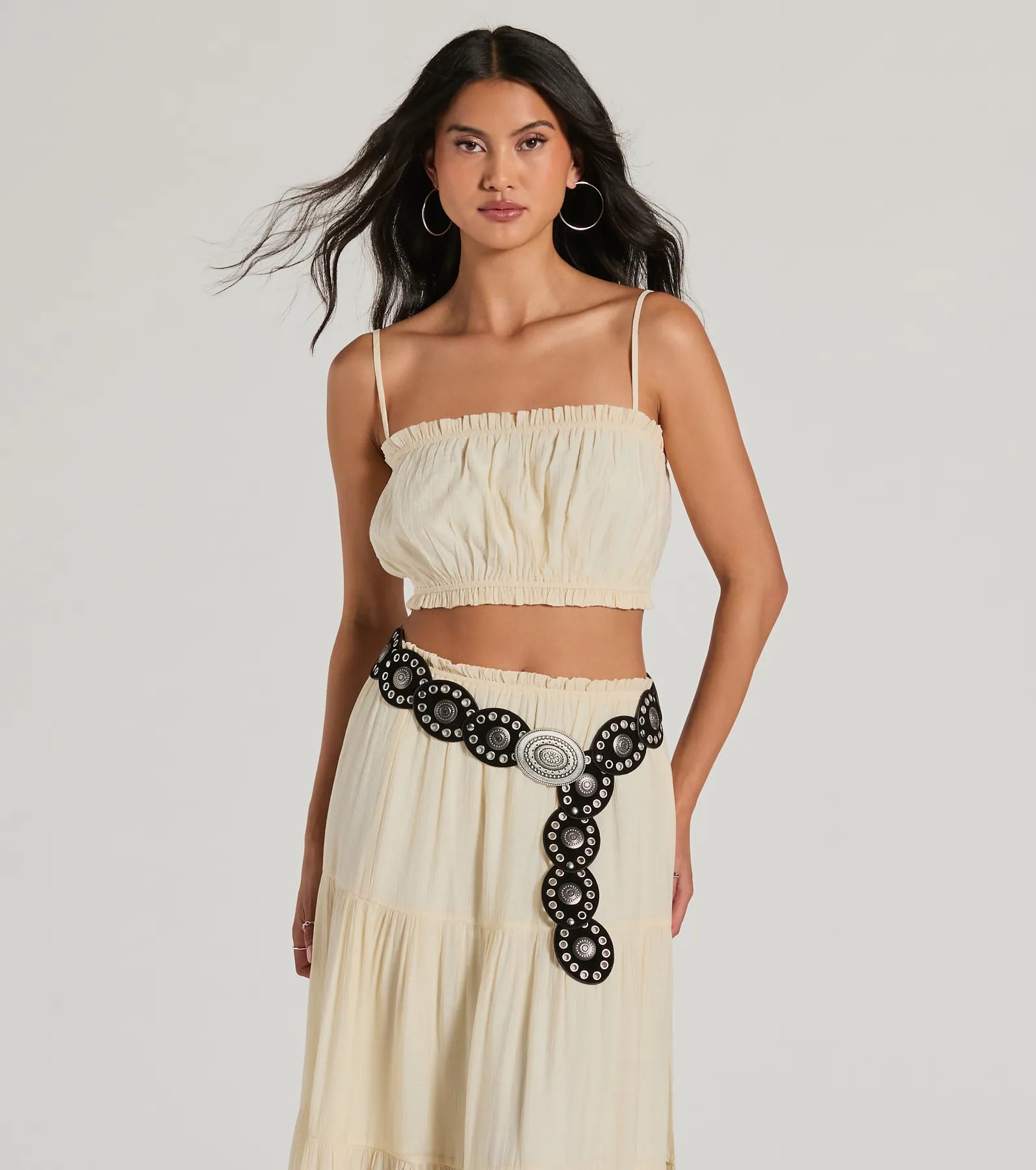 Top Prize Oval Medallion Concho Belt - Image 2