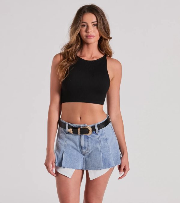 Home On The Range Faux Leather Western Belt - Image 3