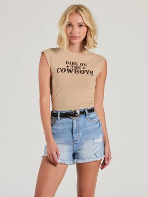 Lasso Up Western Faux Leather Studded Belt