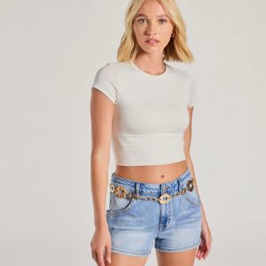 Hitting The Road Textured Chain Link Belt