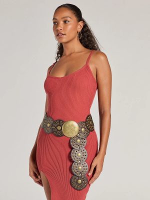 Southern Muse Chunky Medallion Concho Belt