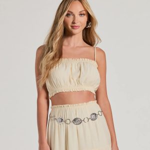 Glam Rhinestone Statement Western Concho Belt