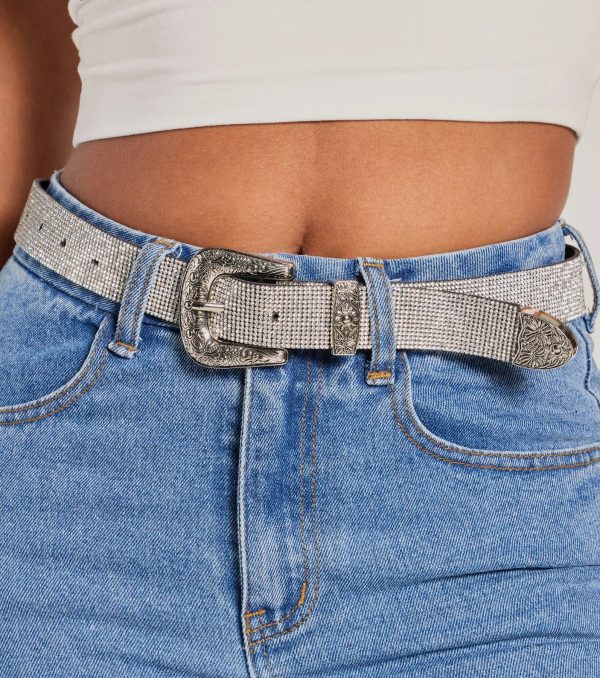 Glamorous Rodeo Rhinestone Western Belt - Image 2