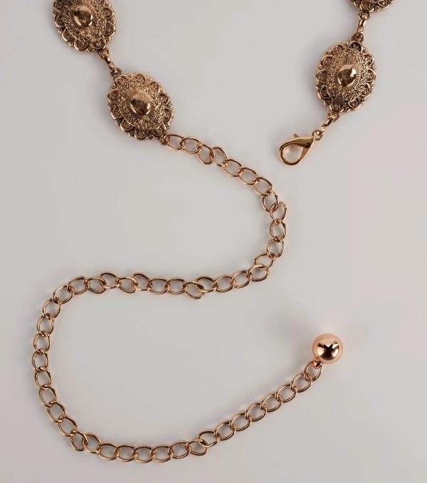 Western City Concho Chain Belt - Image 2