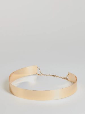 Lady Justice Metal Plate Belt