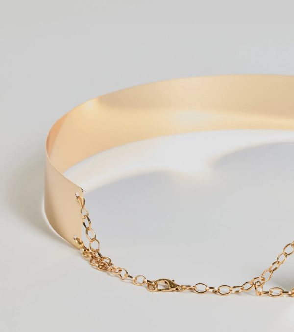 Lady Justice Metal Plate Belt - Image 3