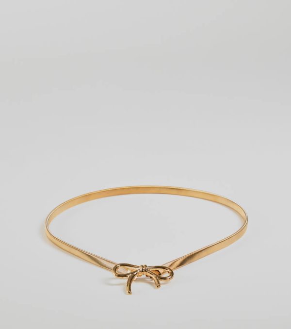 Sweetly Perfect Bow Stretch Coil Belt