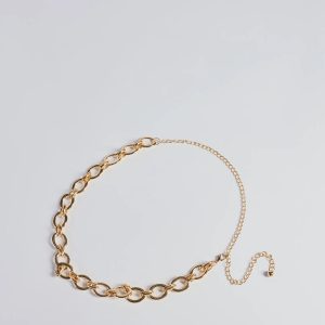 Edgy Vibes Chunky Chain-Link Metal Belt