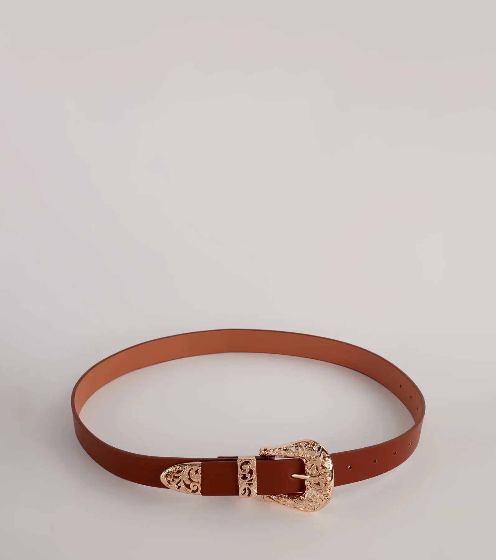 Let's Ride Western Faux Leather Belt - Image 4