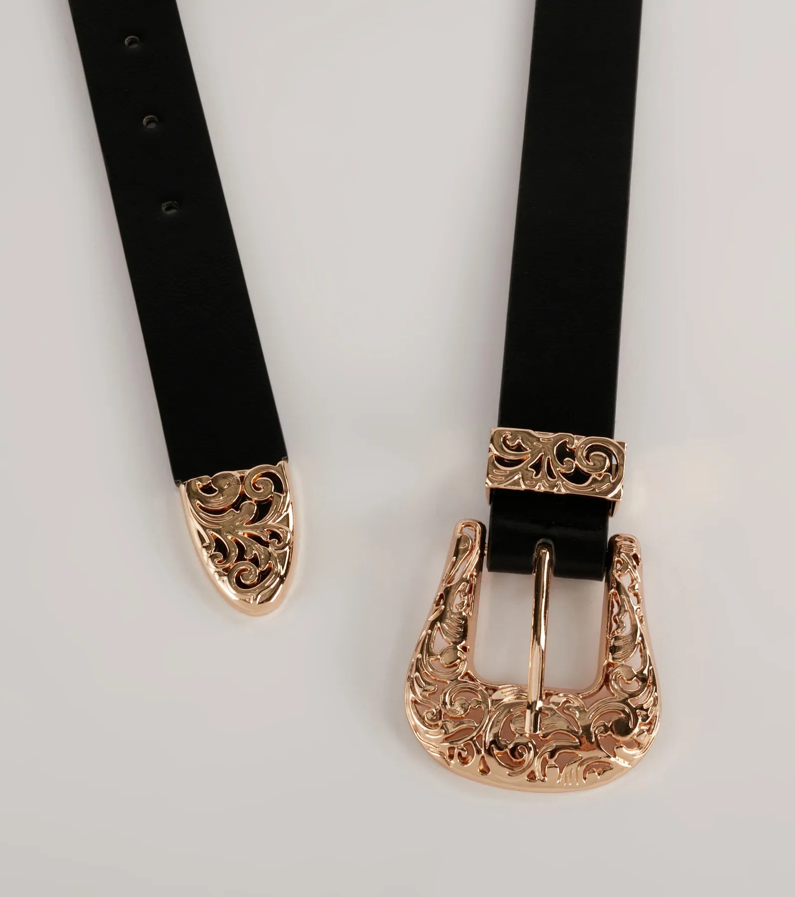Let's Ride Western Faux Leather Belt - Image 2