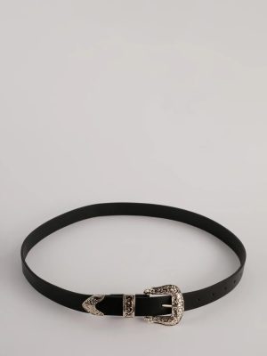 Cute Meets Country Western Faux Leather Belt