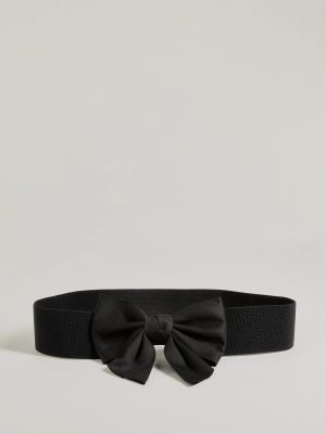 Elegant Impression Bow Stretch Belt
