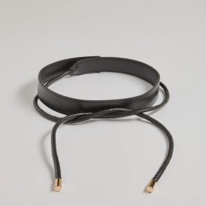 Sealed With Glam Faux Leather Belt