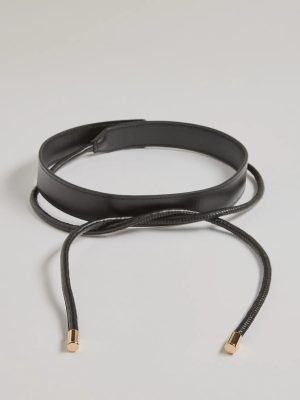 Sealed With Glam Faux Leather Belt