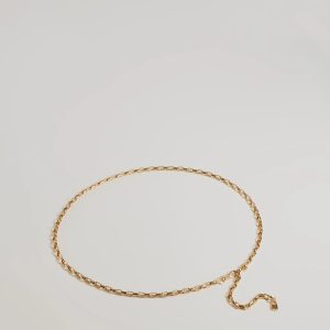 Stylishly Sleek Chain-Link Belt