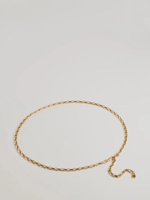 Stylishly Sleek Chain-Link Belt