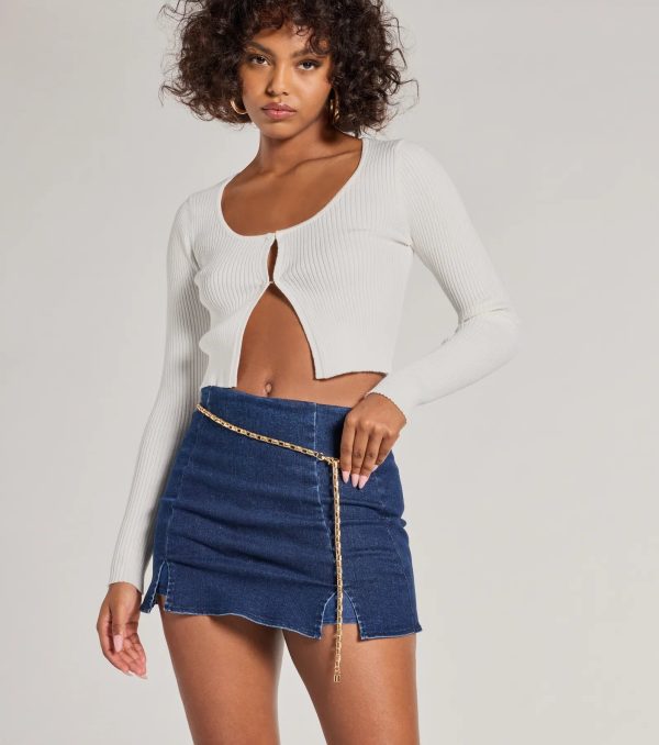 Stylishly Sleek Chain-Link Belt - Image 3