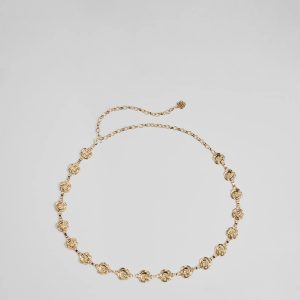 Decadent Rosette Chain Belt