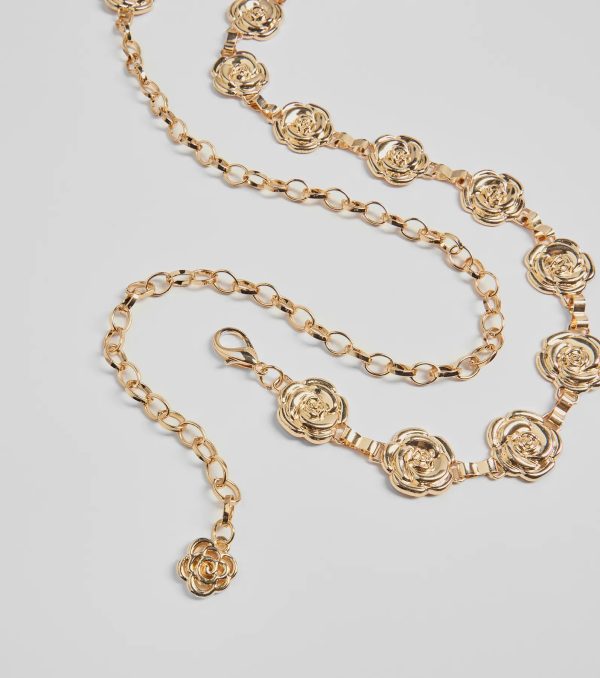 Decadent Rosette Chain Belt - Image 2