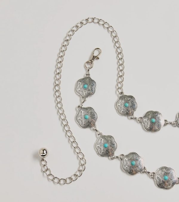 Western Wanderlust Concho Chain Belt - Image 2