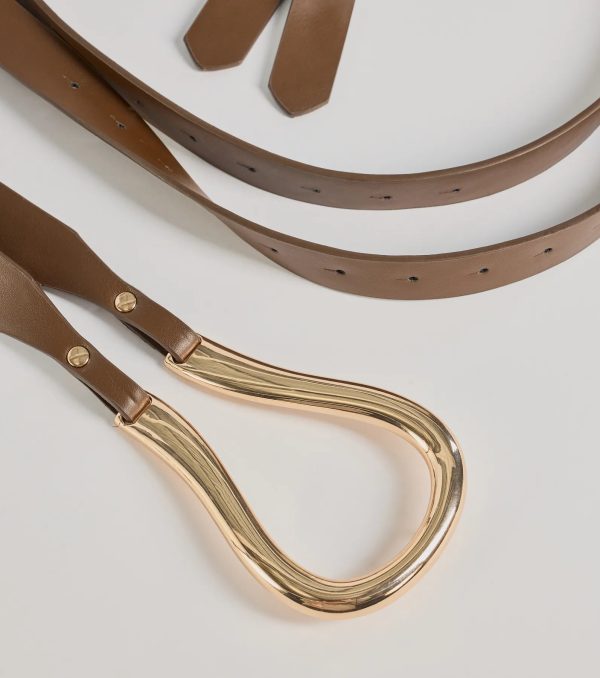 Trendy Silhouette Loop Buckle Wrap Belt - Image 5