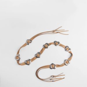 Wild Affair Heart Concho String Belt