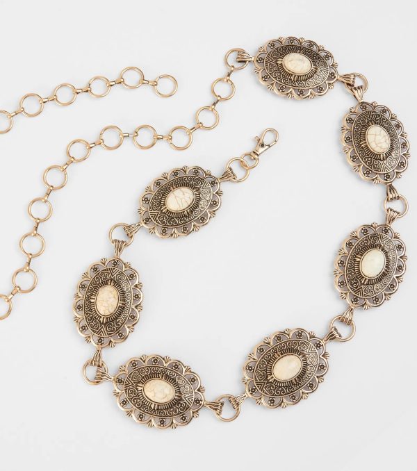 Southern Wind Statement Concho Chain Belt - Image 2