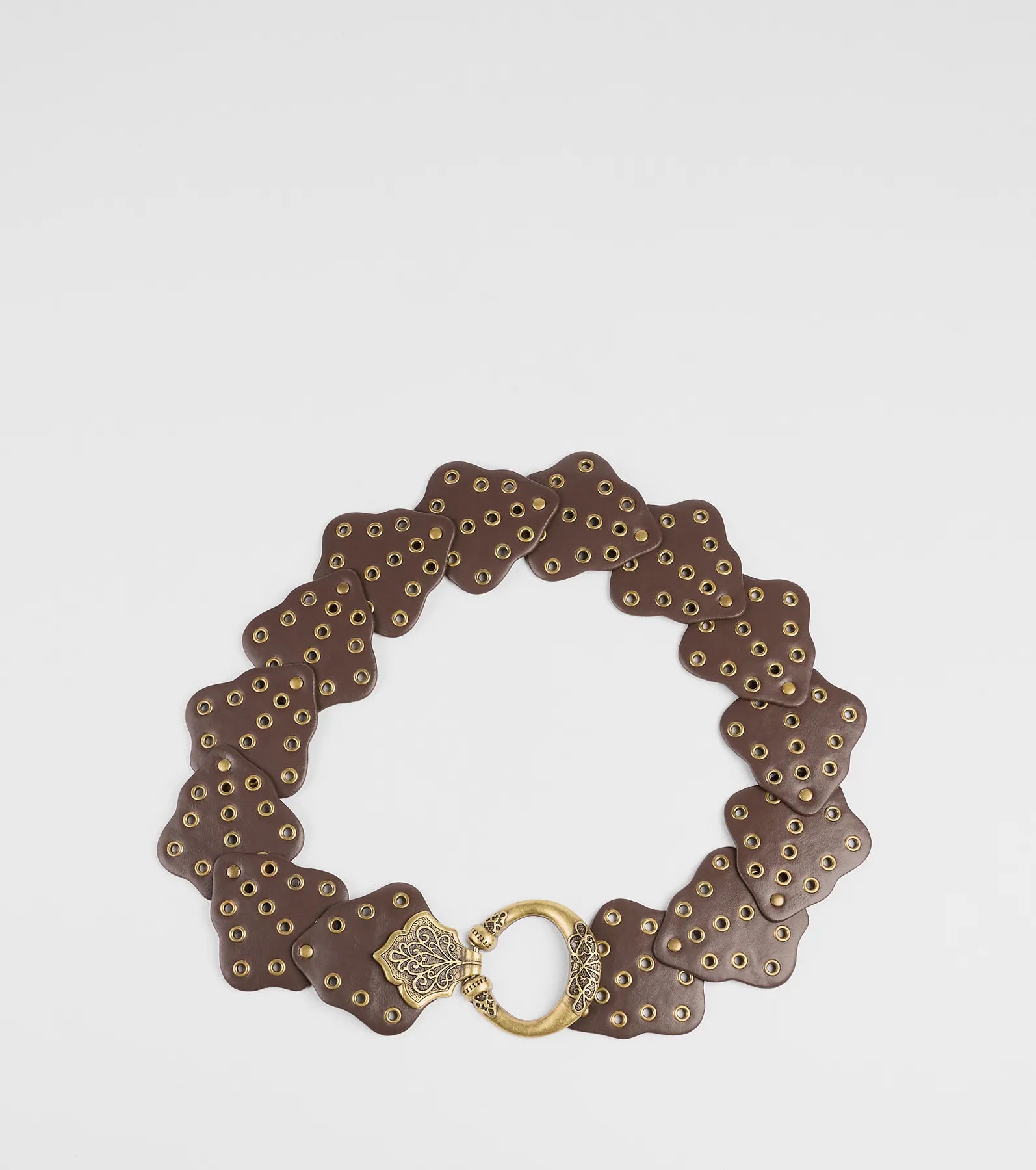 Western Mood Statement Buckle Medallion Belt