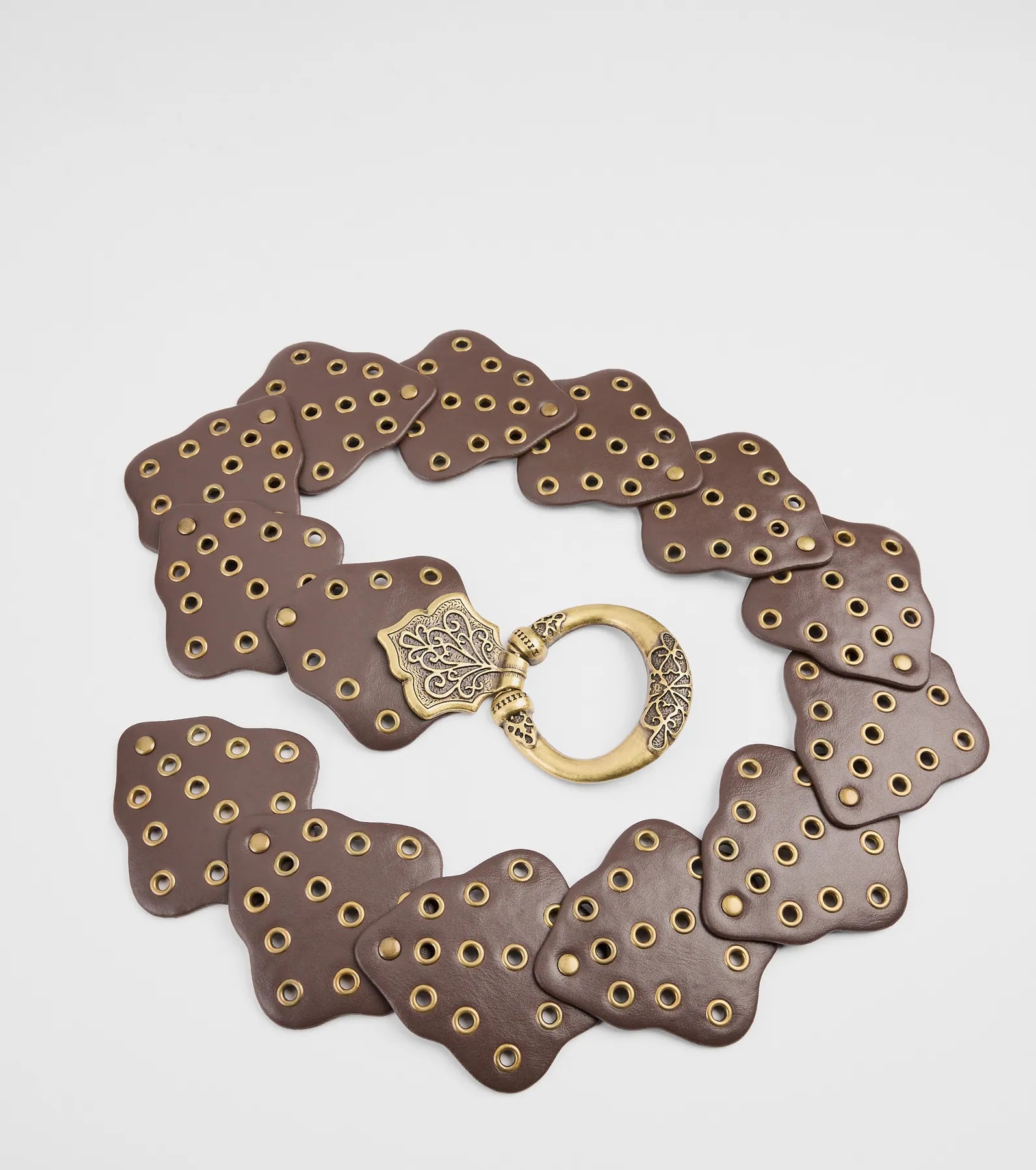 Western Mood Statement Buckle Medallion Belt - Image 2