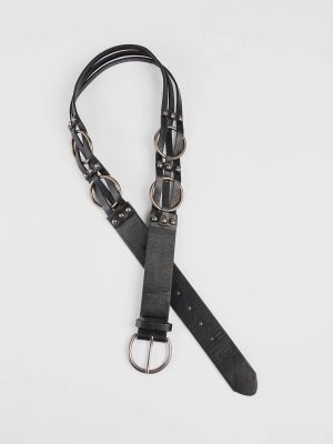 Elevated Trend O-Ring Faux Leather Belt