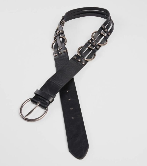 Elevated Trend O-Ring Faux Leather Belt - Image 2