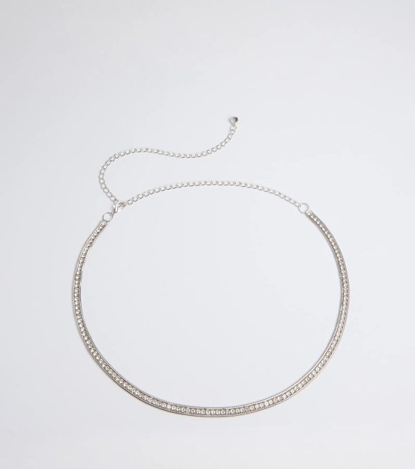 Main Attraction Rhinestone Chain Belt