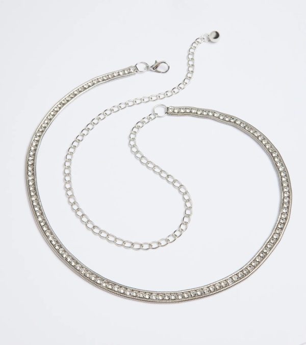Main Attraction Rhinestone Chain Belt - Image 2
