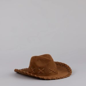 Rodeo Romping Lace-Up Cowboy Hat