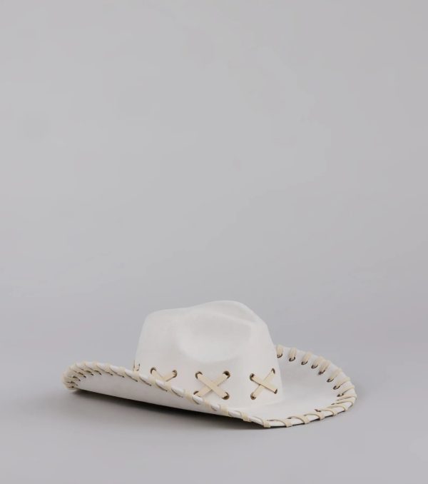Rodeo Romping Lace-Up Cowboy Hat - Image 5
