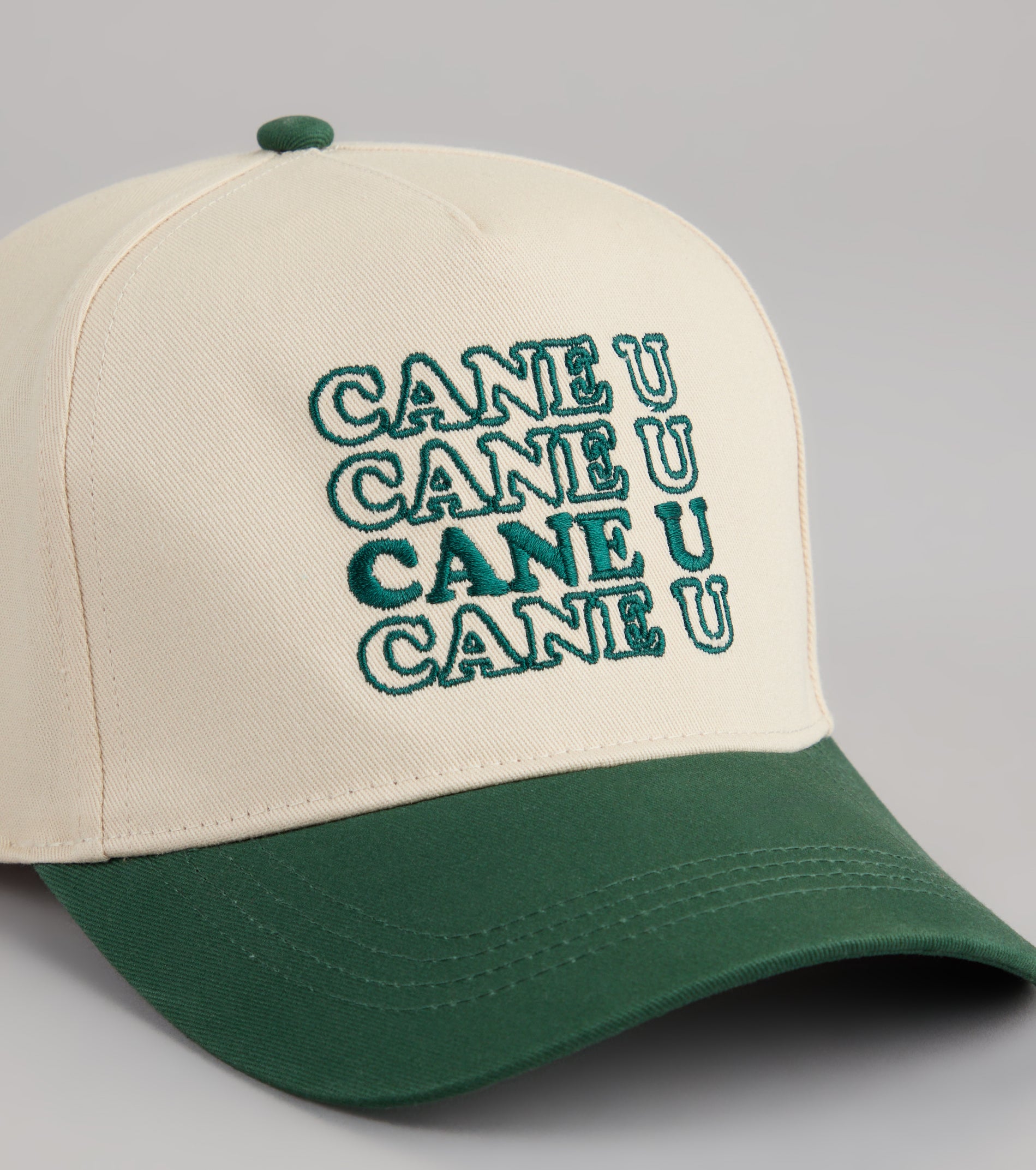 Catch Me At Kickoff Cane U Baseball Cap - Image 3