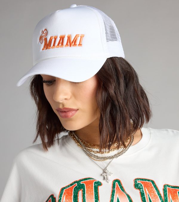 U Know the Vibes Miami Trucker Hat - Image 2