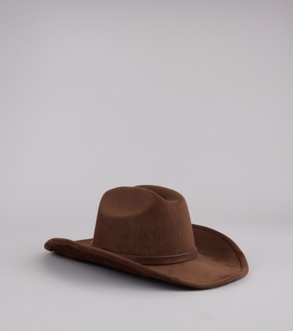 Glam Western Vibe Rhinestone Buckle Strap Cowboy Hat - Image 5