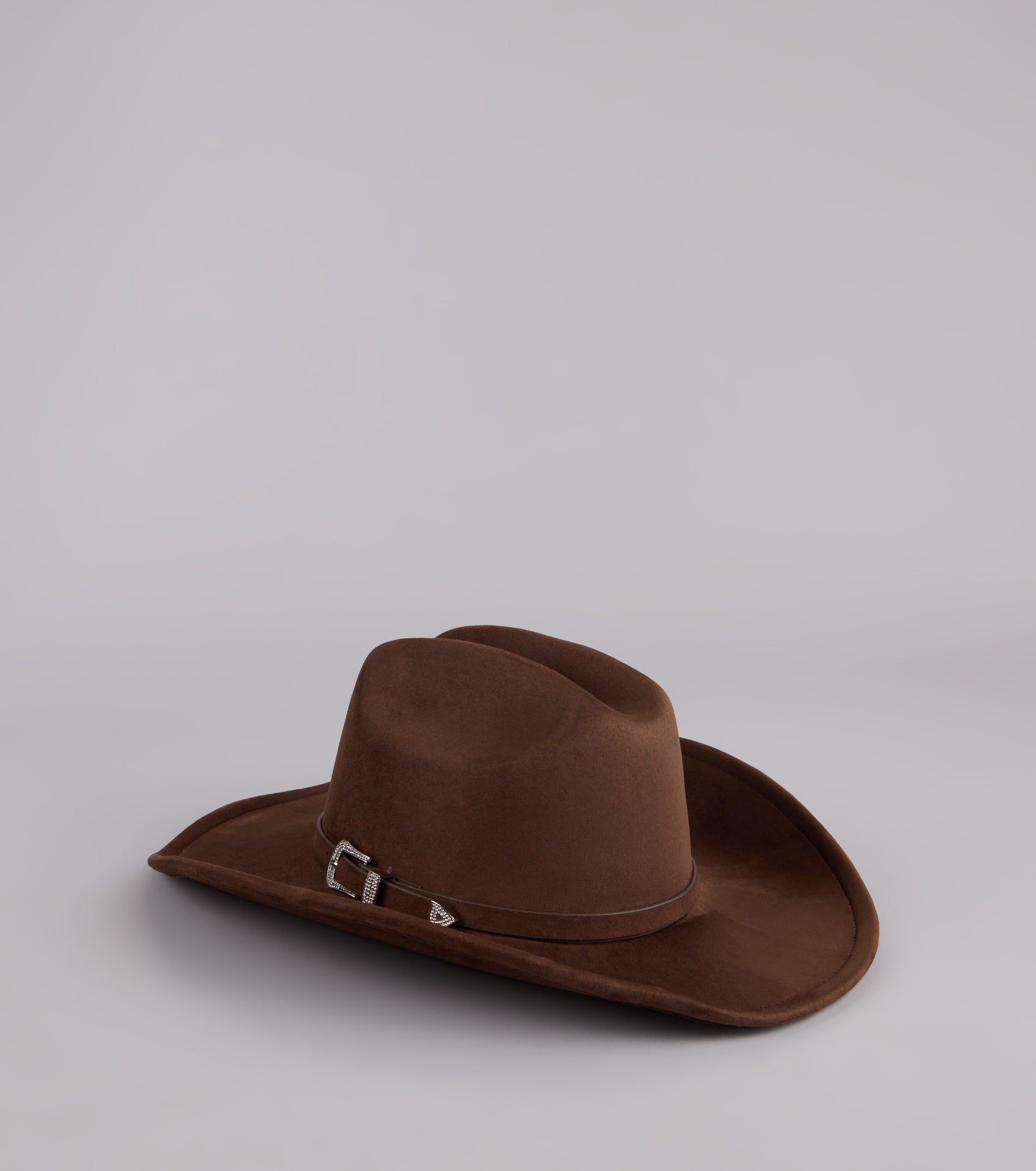 Glam Western Vibe Rhinestone Buckle Strap Cowboy Hat - Image 7