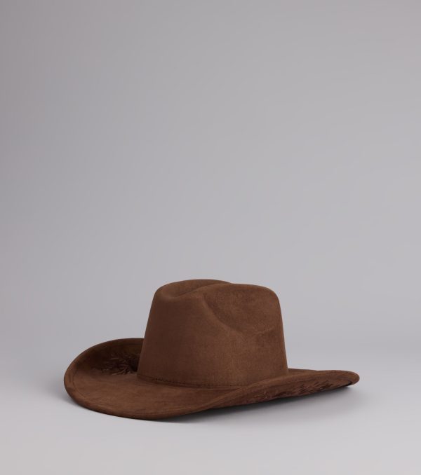 Western Blooms Embroidered Rose Cowboy Hat - Image 16