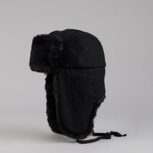 Kangol Faux Fur Trim Trapper Hat