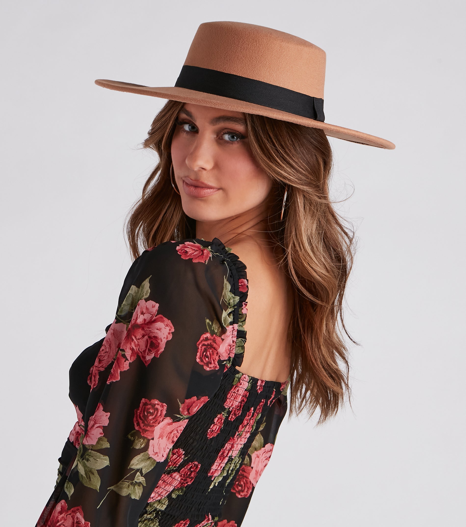 Trendy Stunner Faux Wool Boater Hat - Image 2