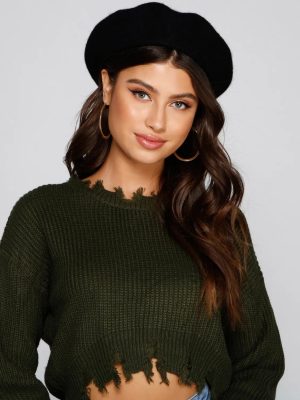 Endless Chic Faux Wool Beret