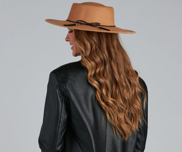 Lasso Of Style Faux Wool Boater Hat - Image 5