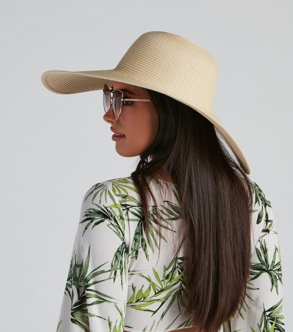 In The Shade Straw Floppy Hat - Image 10