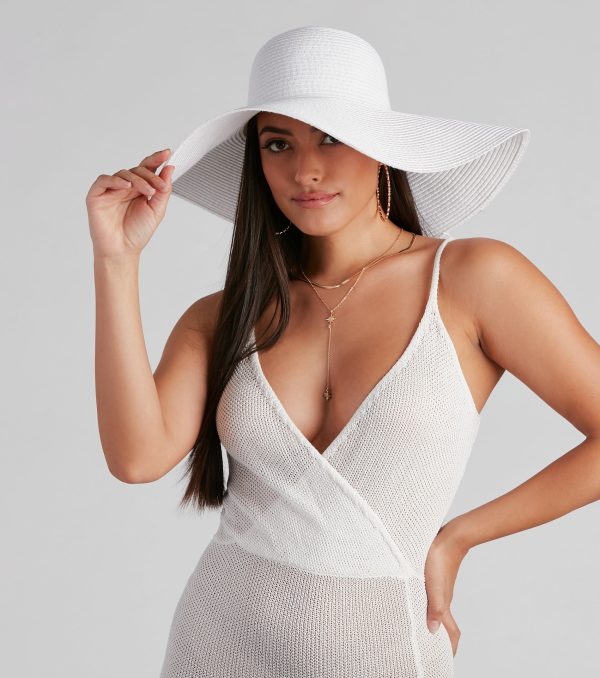 In The Shade Straw Floppy Hat - Image 12