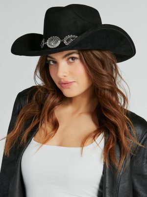 Western Trends Oval Chain Trim Cowboy Hat