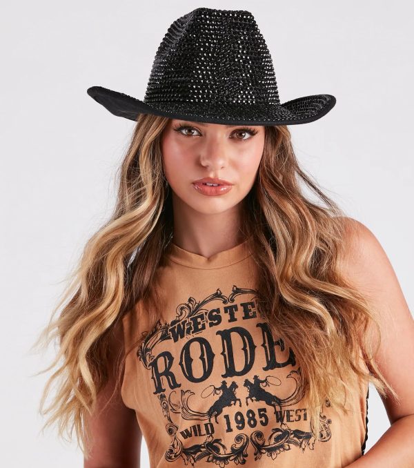 Country Glam Rhinestone Cowboy Hat - Image 4