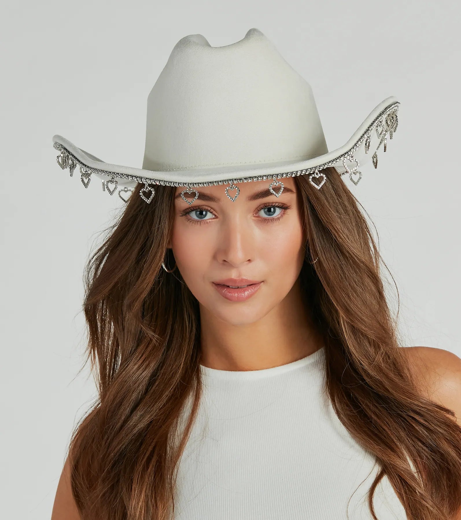 Country At Heart Rhinestone Cowboy Hat - Image 3